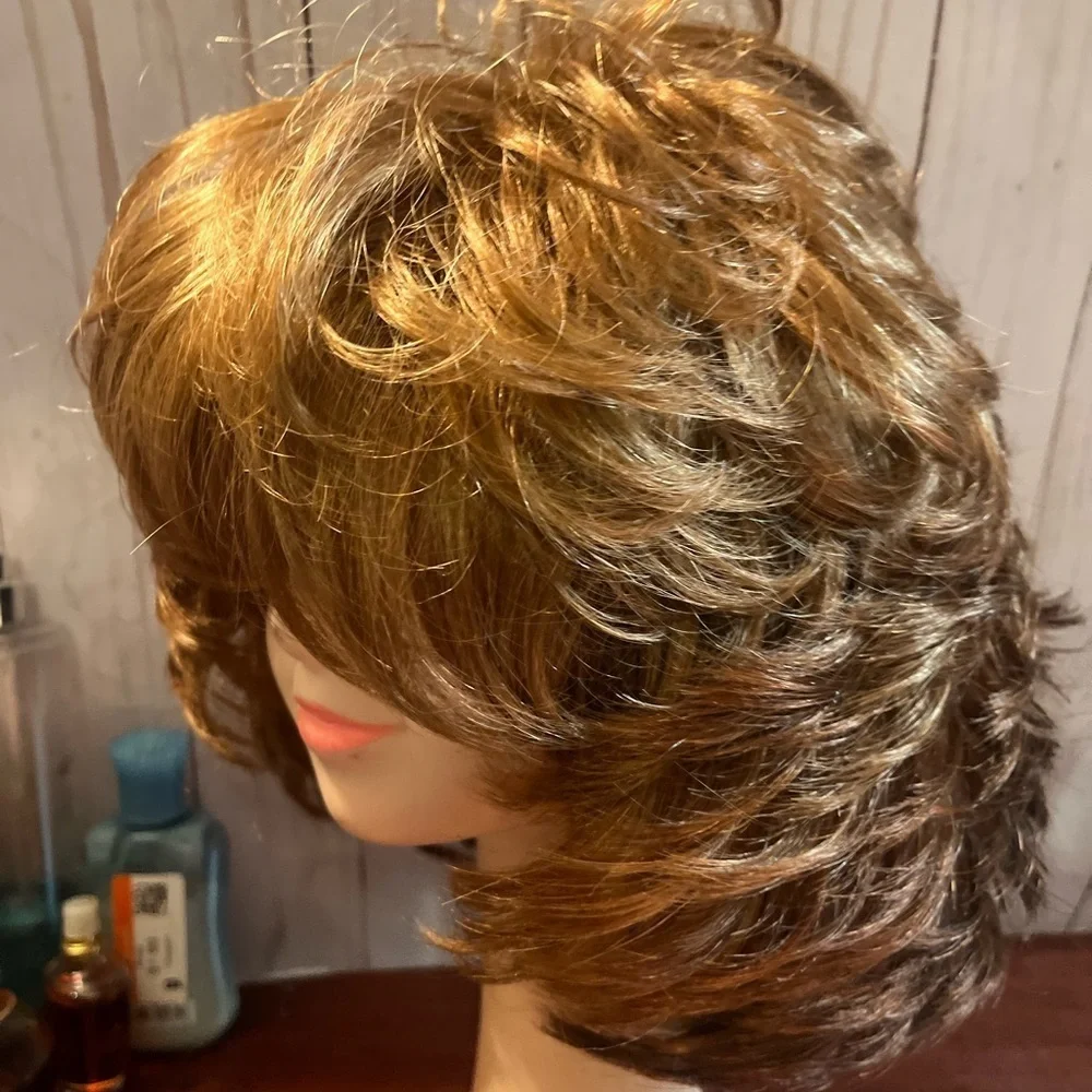 R & B Collection Curly Fluffy Full layered Color 27 Wig For Women